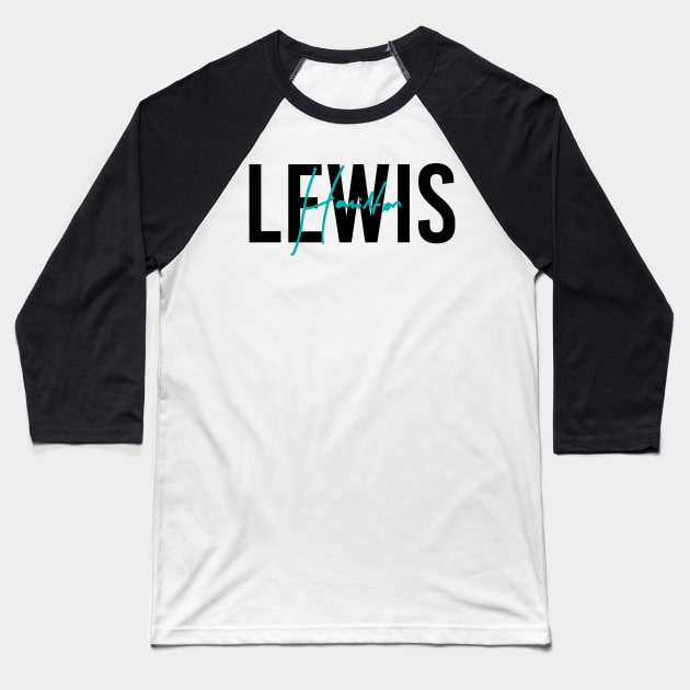 Lewis Hamilton Design Baseball T-Shirt by GreazyL